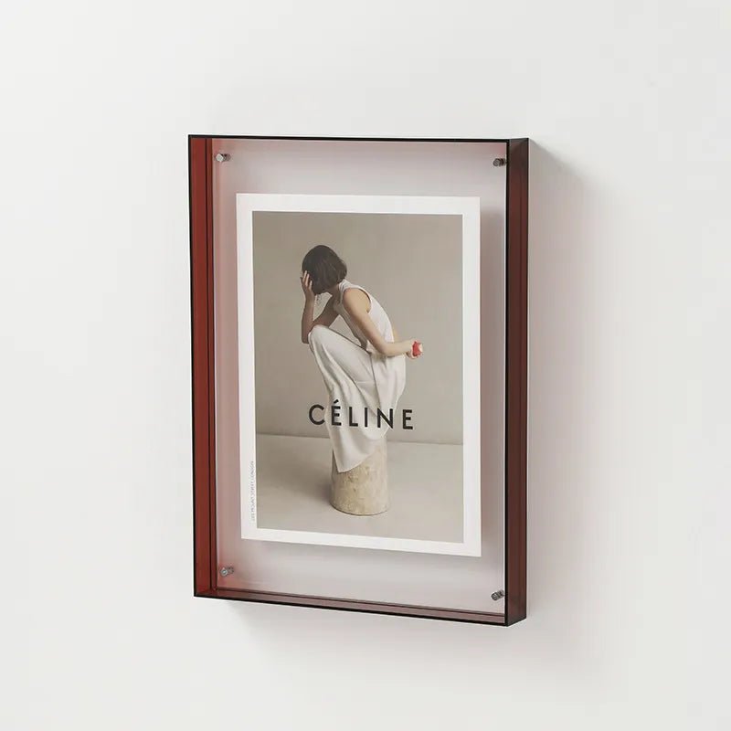 RYNX | Colored Transparent Acrylic Photo – Modern And Elegant Design Brown