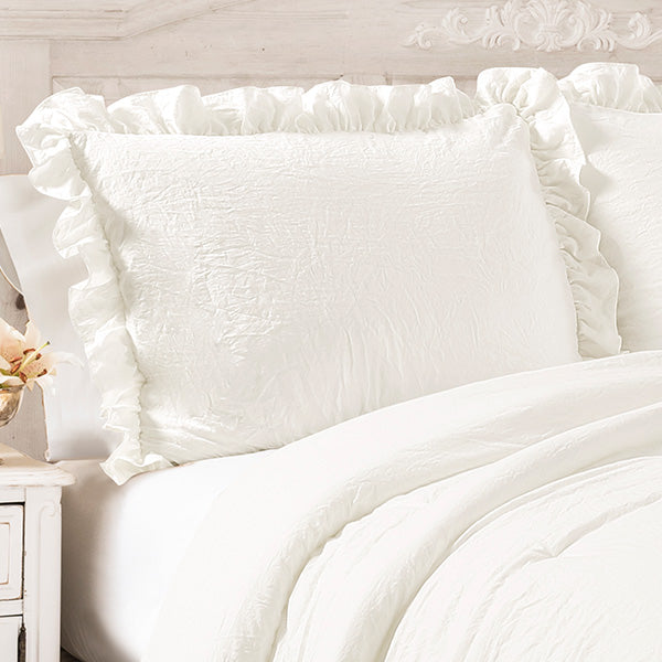 Rynx | Spring Refresh Ruffle Hem Comforter Set, Choose Your Style/Size