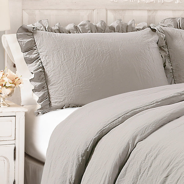 Rynx | Spring Refresh Ruffle Hem Comforter Set, Choose Your Style/Size