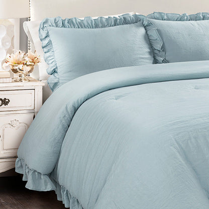 Rynx | Spring Refresh Ruffle Hem Comforter Set, Choose Your Style/Size