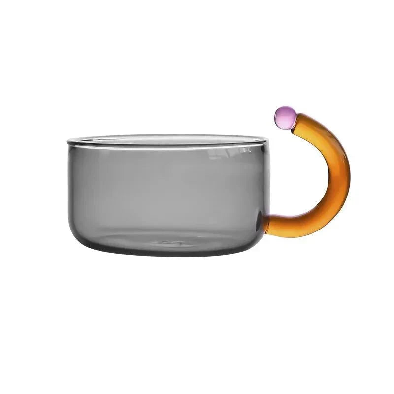 Rynx | Contrasting Color Translucent Kettle & Cups Set
