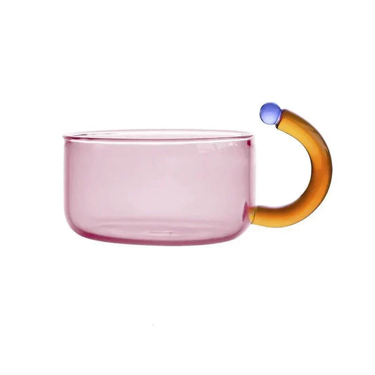 Rynx | Contrasting Color Translucent Kettle & Cups Set