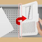 Rynx | Cutting board with grater & blade change – Incl. practical hand guard