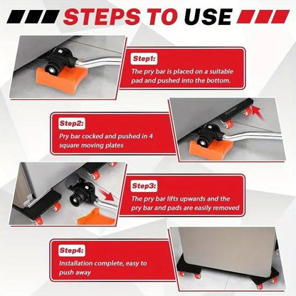 Rynx | Heavy Duty Furniture Lifter with Lever – Move Furniture Safely & Gently on the Floor