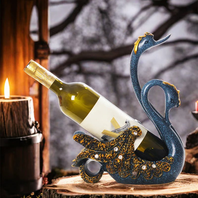 Rynx | Swan Wine Bottle Holder – Artistic Storage with Style