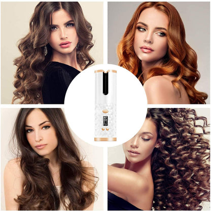 Rynx | Wireless Automatic Portable Ceramic Drum Hair Curling Iron