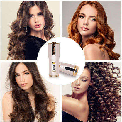 Rynx | Wireless Automatic Portable Ceramic Drum Hair Curling Iron
