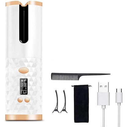 Rynx | Wireless Automatic Portable Ceramic Drum Hair Curling Iron