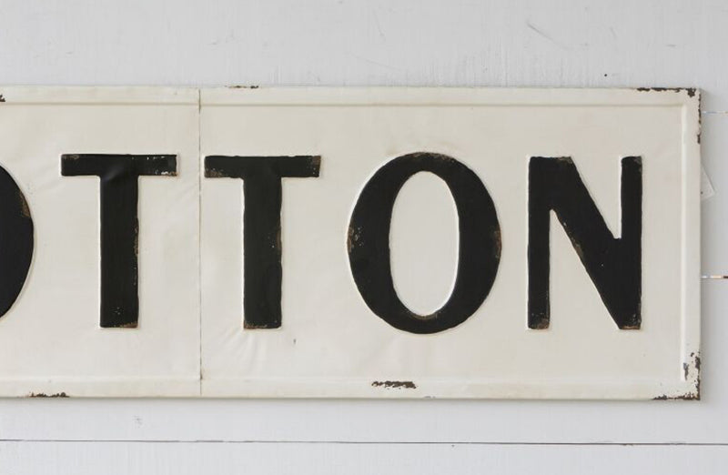 Rynx | *HUUUGE* Embossed Metal Cotton Sign