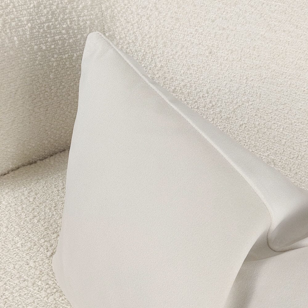 Rynx | Cream Velvet Bolster Cushion - 35 x 50cm