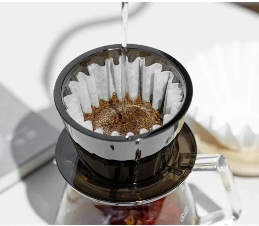 Rynx | Crystal Eye Flat Bottom Coffee Dripper - Perfect Extraction - Fast And Easy Use
