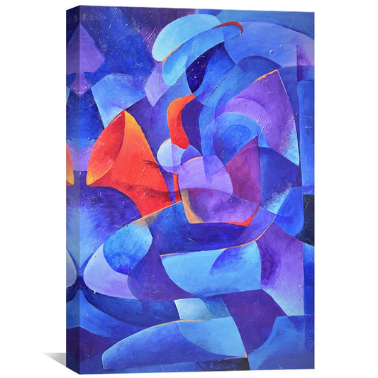 Rynx | Cubist Saxophonist Canvas
