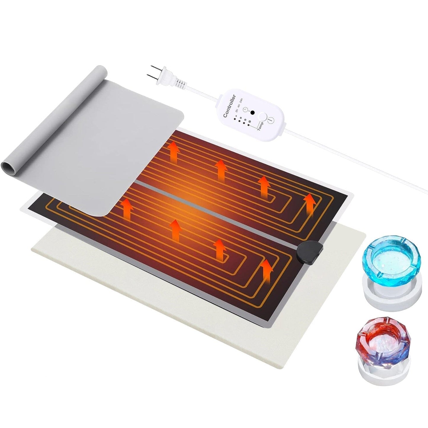 Rynx | Herding Machine Silicone Resin Heating Mat with Smart Timer