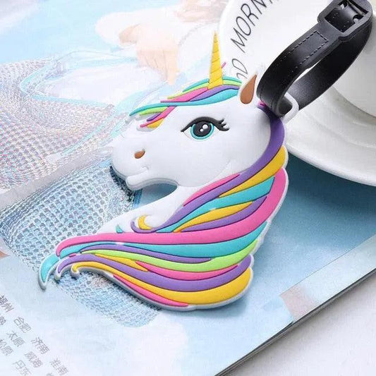 Rynx | Enchanting Avocado Unicorn Luggage Tag for Magical Travelers