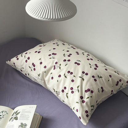 Rynx | Purple Cherries Bedding Set