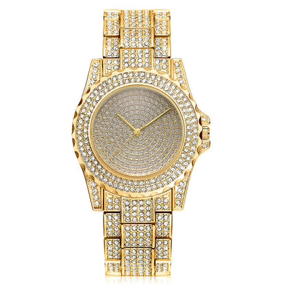 Rynx | Simple diamond British fashion ring steel belt women's watch