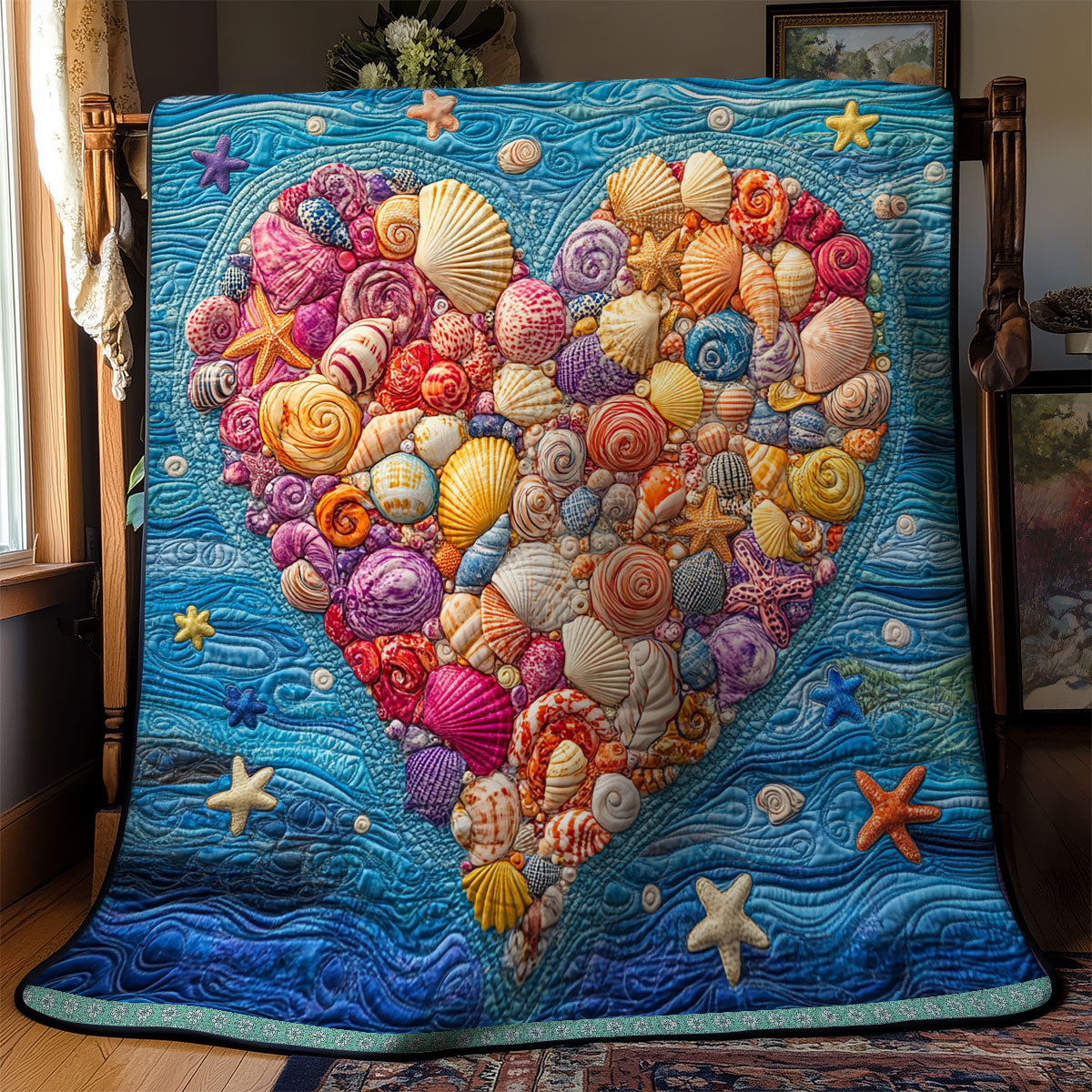 Rynx | Heart shell quilt