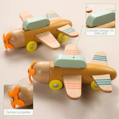 Rynx | Educational Wooden Train Set for Babies - Montessori-Inspired Learning Toy with Trolley and Number Blocks