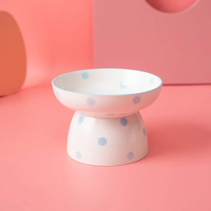 Rynx | Elevated ceramic pet bowl for small dogs and cats