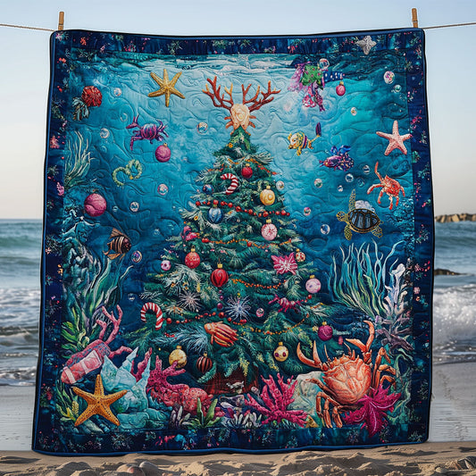 Rynx | Ocean Christmas Tree Quilt
