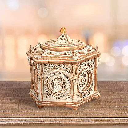 Rynx | DIY Mechanical Music Box Kit 3D Wooden Puzzle Box