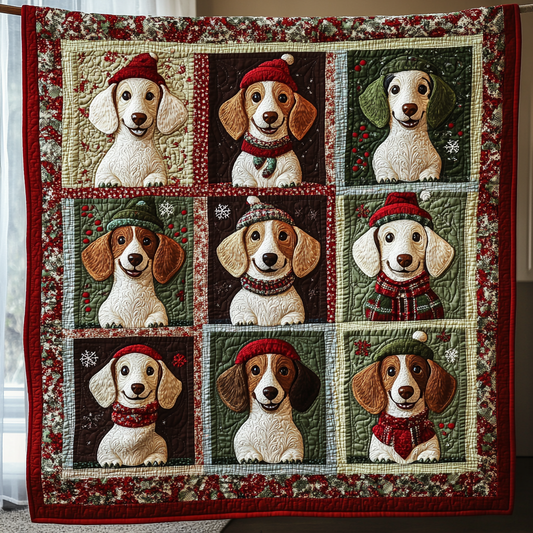 Rynx | Happy Dachshund Quilt