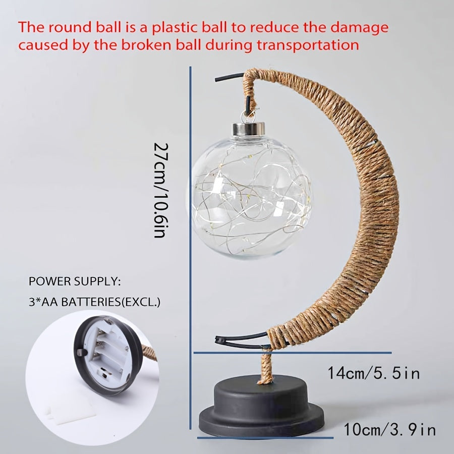 Rynx | MaanLys - Smedjern LED Table Lamp With Decorative Desk Lamp Design