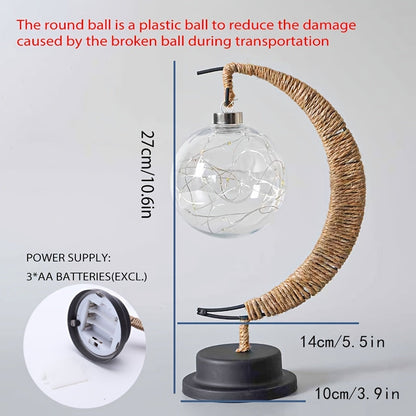 Rynx | MaanLys - Smedjern LED Table Lamp With Decorative Desk Lamp Design