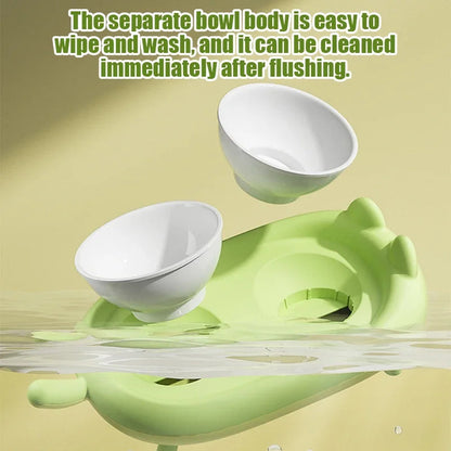 Rynx | Stainless Steel Double Bowl Feeder