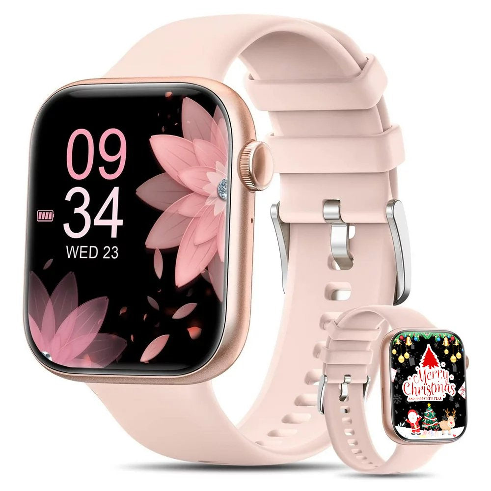 Rynx | Women's Smart Watch, 1.83 inch, IP67 Waterproof Outdoor Workout Tracker with AI