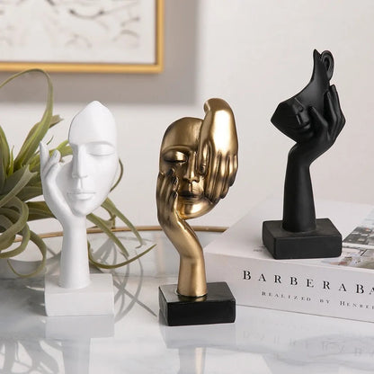 Rynx | NordicMuse Abstract Face Sculpture