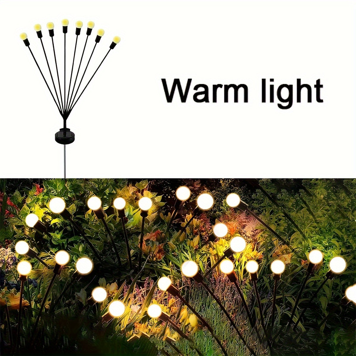 Rynx | SolarFirefly - LED Garden Decoration Firefly Light, Waterproof Outdoor Lighting