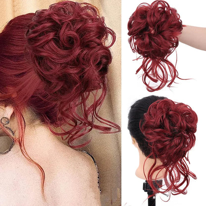Rynx | Rose Curlybun: Instant Curly Bun Hair Clamp
