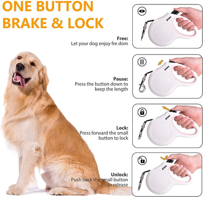 Rynx | Adjustable dog leash with bag dispenser and dog waste bags