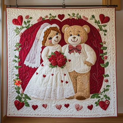 Rynx | Pair Wedding Bears Quilt