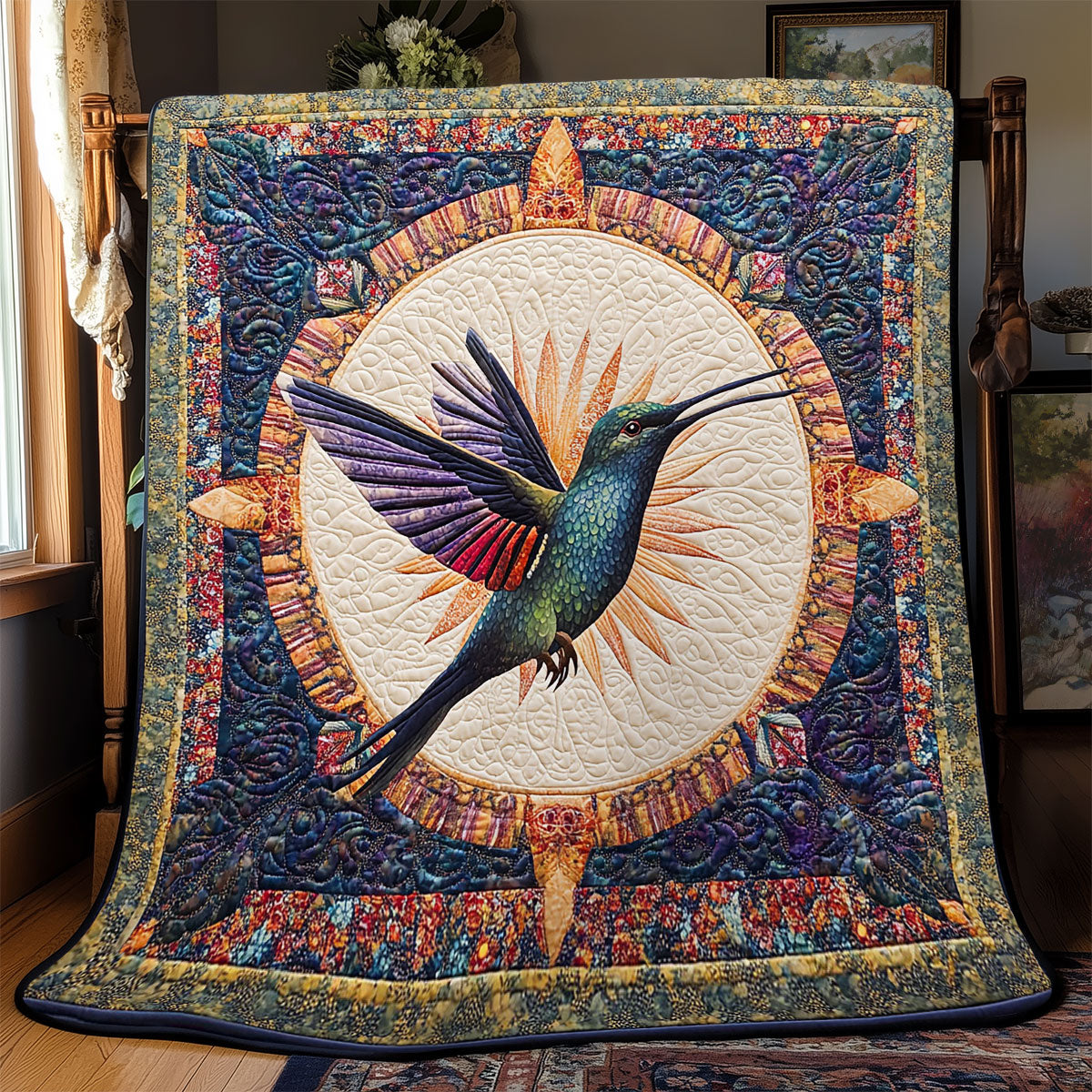 Rynx | Mandala Hummingbird Quilt
