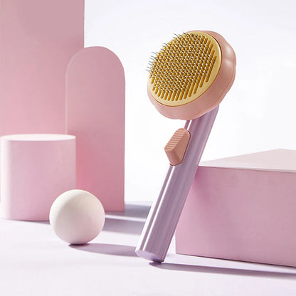 Rynx | Self-cleaning pet brush for cats and dogs - Removes loose undercoat and tangles