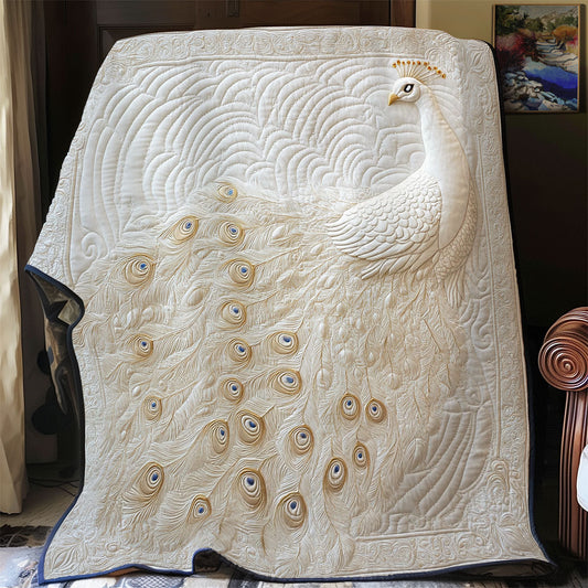 Rynx | Ivory Majesty Quilted Blanket