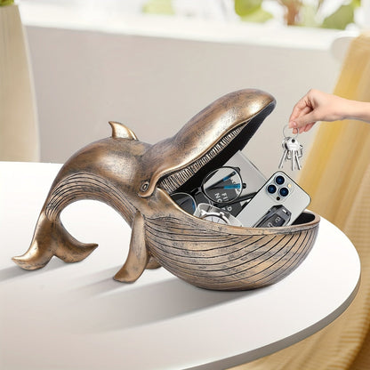 Rynx | WhaleDecor - Whale Sculpture Candy Plate & Storage Box