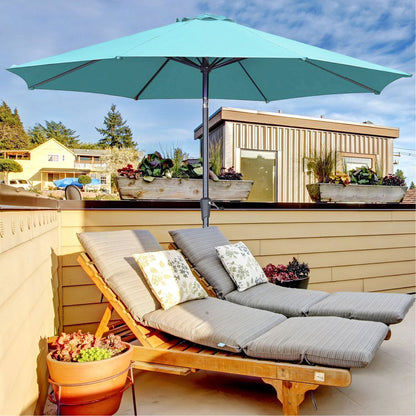Rynx | 7.5FT Patio Umbrella with Push Button Tilt and Crank