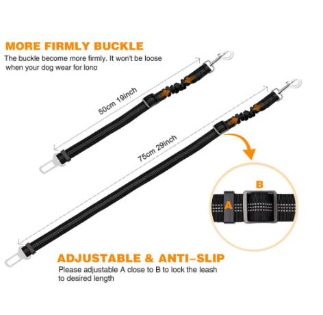 RYNX | Wagbelt - Dog Car Seat Belt