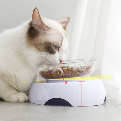 Rynx | 15° Tilt Pet Bowl with Non-Slip Stand