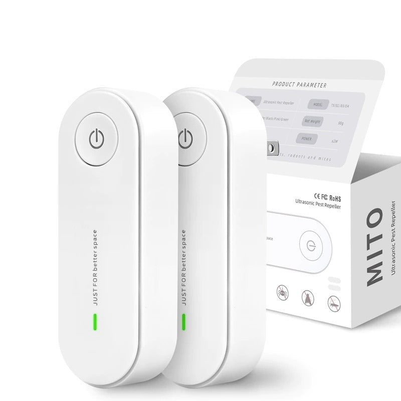 RYNX | Ultrasonic Pest Repeller – Plug-In Insect & Mosquito Deterrent (Set of 2)