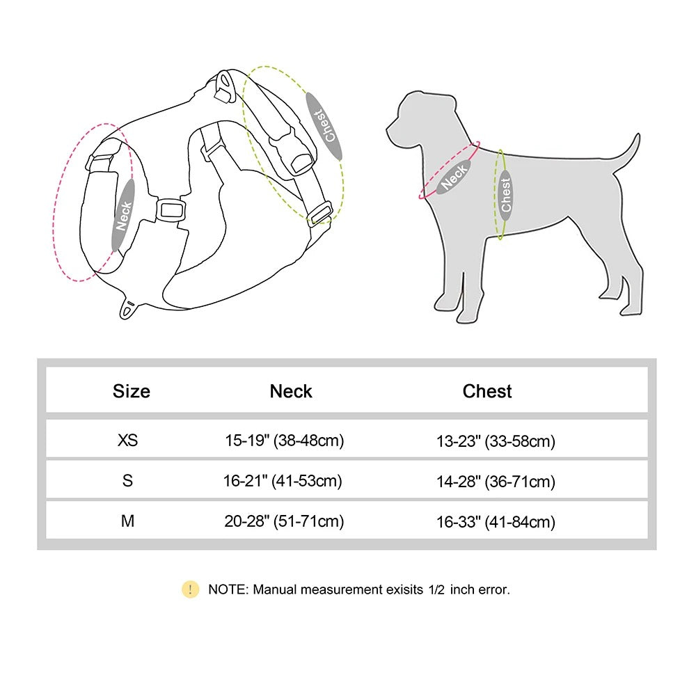 Rynx | Reflective Nylon Dog Harness Adjustable and Breathable for Small Medium Large Dogs