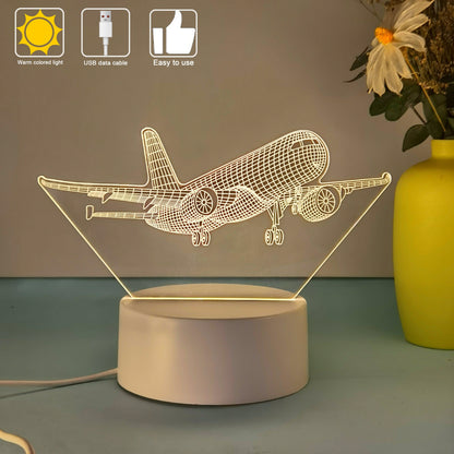 Rynx | SkyGlow - 3D Fly Acrylic Night Light with USB, LED Table Lamp