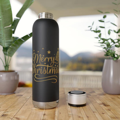 Rynx | Holiday Harmony: Bluetooth Speaker & Insulated Bottle with LED Lighting - 22oz Music & Hydration Companion