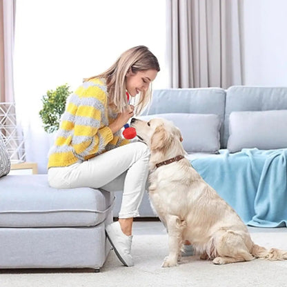 Rynx | Interactive dog toy ball with rope.