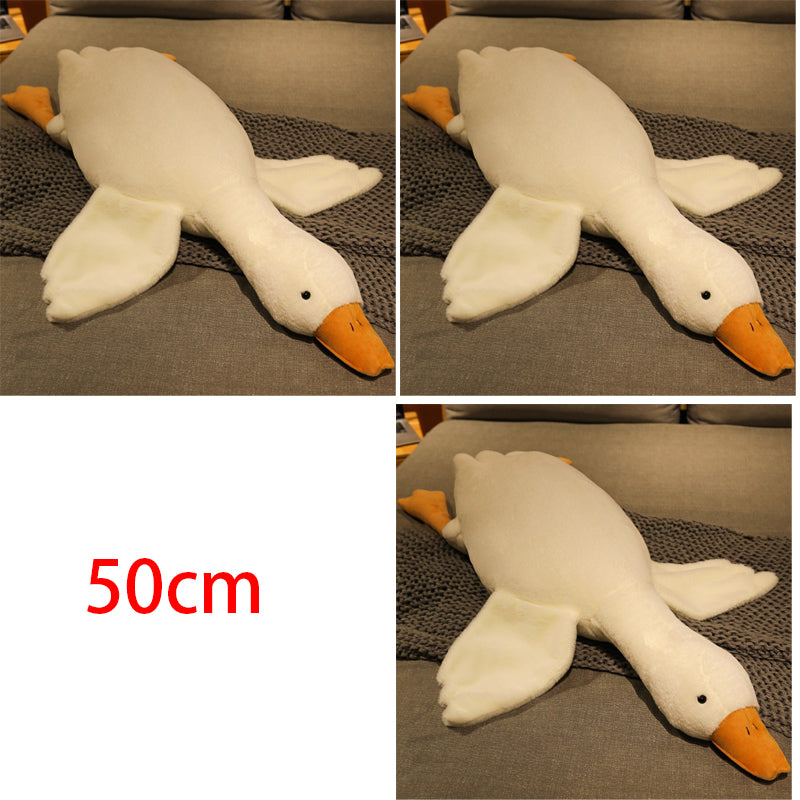 RYNX | Large White Goose Plush Pillow Sleeping Stuffed Animal