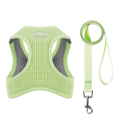Rynx | Reflective Mesh Cat & Small Dog Harness Leash Set