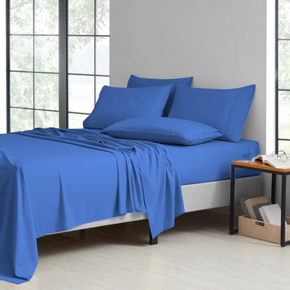Rynx | Bamboo 2000 Thread Count 6-Piece Luxury Sheet Set - Organic, Cooling, 16 Inch Deep Pocket, Egyptian Luxury with Bonus Pillowcases - Shrink and Fade Resistant